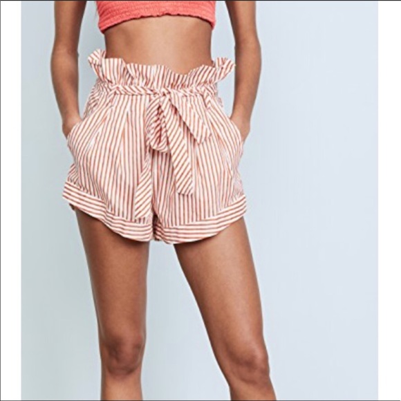 For Love And Lemons Pants - For Love and Lemons Swim Isla Shorts Orange XS